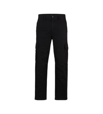BOSS Calça cargo Sisla preta