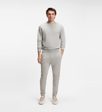 BOSS Pantalon Sestart gris clair