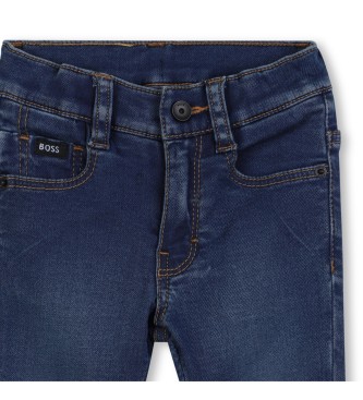 BOSS Kavbojke Casual navy