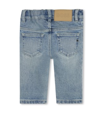 BOSS Jeans slog modra