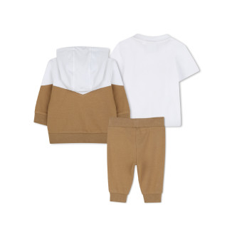 BOSS Brown 3-piece tracksuit set