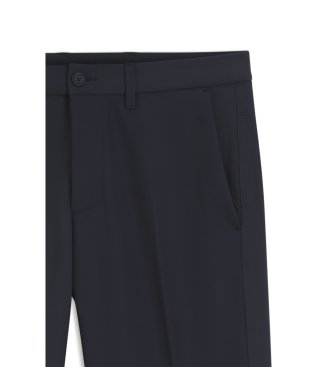 BOSS Pantalón regular fit de tejido elástico repelente al agua marino