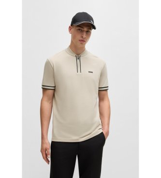 BOSS Polo Pariq beige