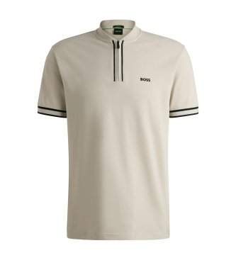 BOSS Polo Pariq beige