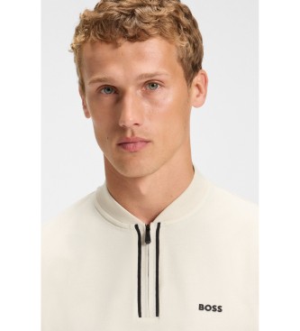 BOSS Polo Pariq cremefarben