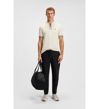 BOSS Polo Pariq cremefarben