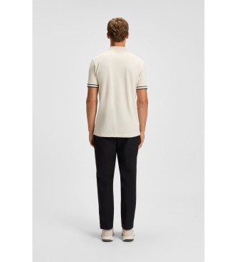 BOSS Polo Pariq cremefarben