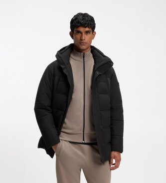BOSS Parka noire Black