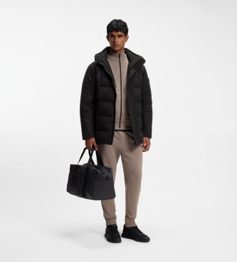 BOSS Parka noire Black
