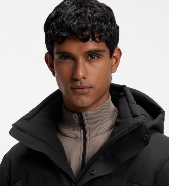 BOSS Parka noire Black