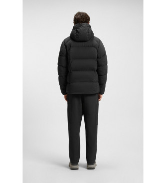 BOSS Parka idrorepellente con imbottitura in piumino nero