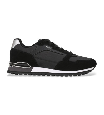 BOSS Parkour Leather Sneakers black