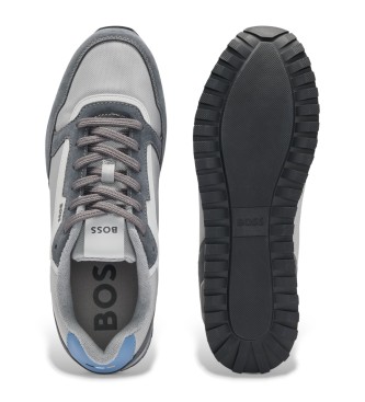 BOSS Zapatillas de piel Parkour gris