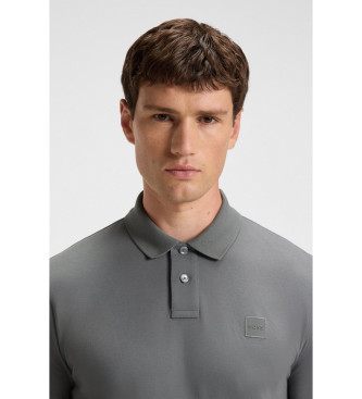 BOSS Polo Potnik siva