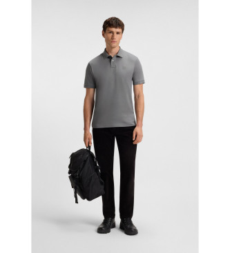 BOSS Polo Potnik siva
