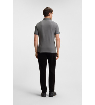 BOSS Polo Potnik siva