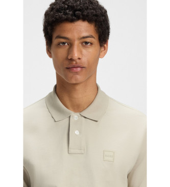 BOSS Polo passager beige 