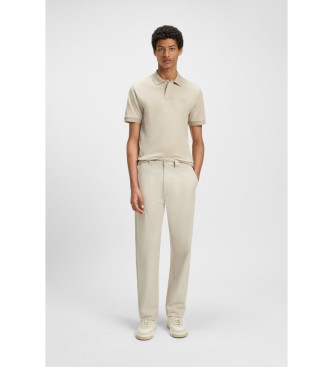 BOSS Polo passager beige 