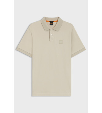 BOSS Polo passager beige 