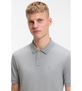 BOSS P�lo de ajuste fino cinzento