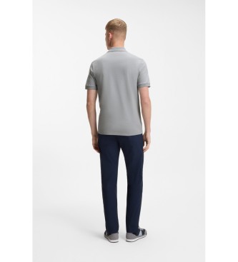 BOSS P�lo de ajuste fino cinzento