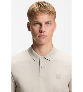 BOSS Polo Slim Fit beige
