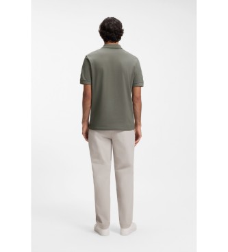BOSS Polo Slim Fit vert