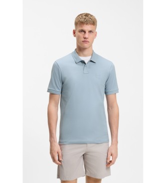 BOSS Polo Slim Fit bleu