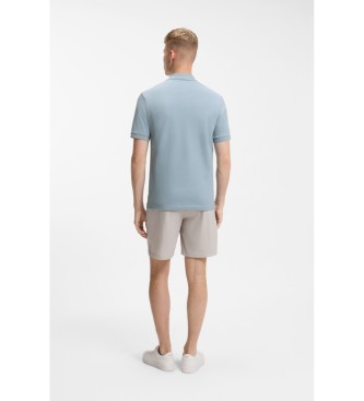 BOSS Polo Slim Fit bleu