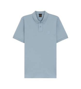 BOSS Polo Slim Fit bleu