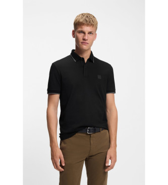 BOSS Polo Passertip noir