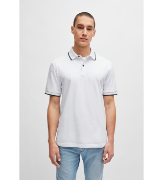 BOSS Polo Passertip blanco