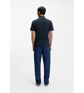 BOSS Polo Passertip marino