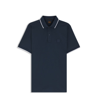 BOSS Polo Passertip marino