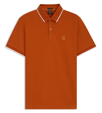BOSS Passertip rood poloshirt