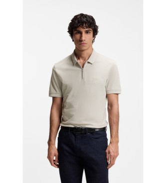 BOSS Polo Slim Fit beige