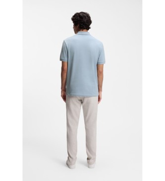 BOSS Polo slim fit bleu