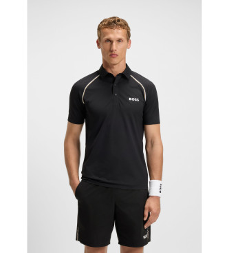 BOSS Polo Patteo Toc negro