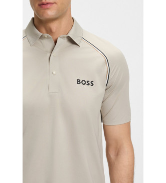 BOSS Polo Patteo beige