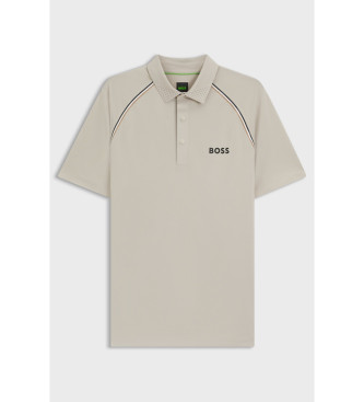 BOSS Polo Patteo beige