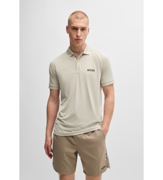 BOSS Polo x Matteo Berrettini beige