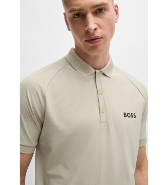 BOSS Polo x Matteo Berrettini beige