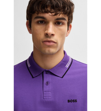 BOSS Polo Paul lila