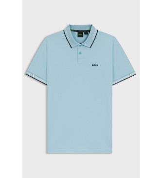 BOSS Polo Paul bleu pastel