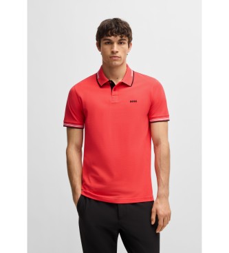 BOSS Polo Paul rouge