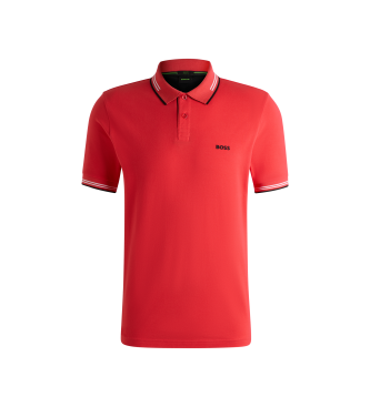 BOSS Polo Paul rouge