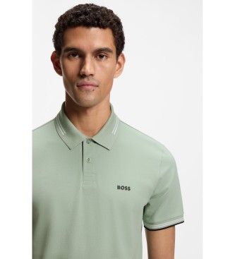 BOSS Polo Slim Fit verde