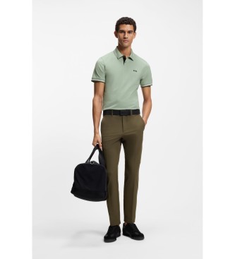 BOSS Polo Slim Fit verde