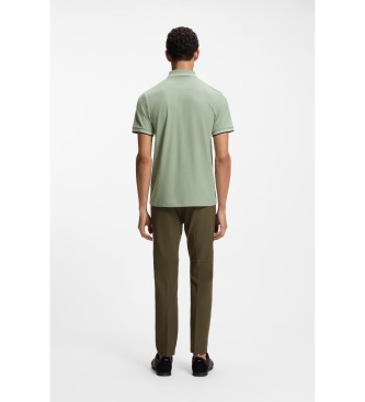 BOSS Polo Slim Fit verde