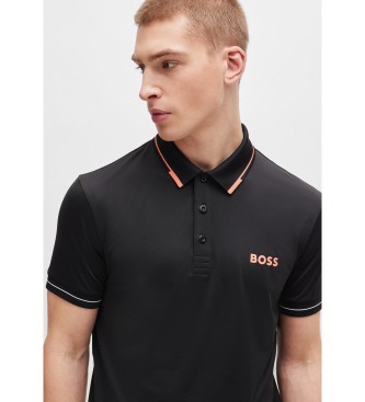 BOSS Polo nera Paul Pro